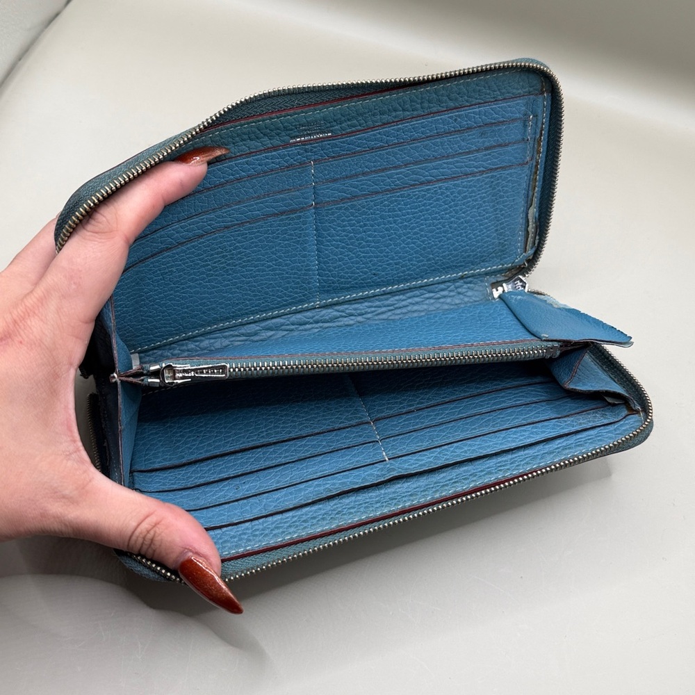 Hermes Long Azap Epsom Leather Wallet - Picture 7 of 12